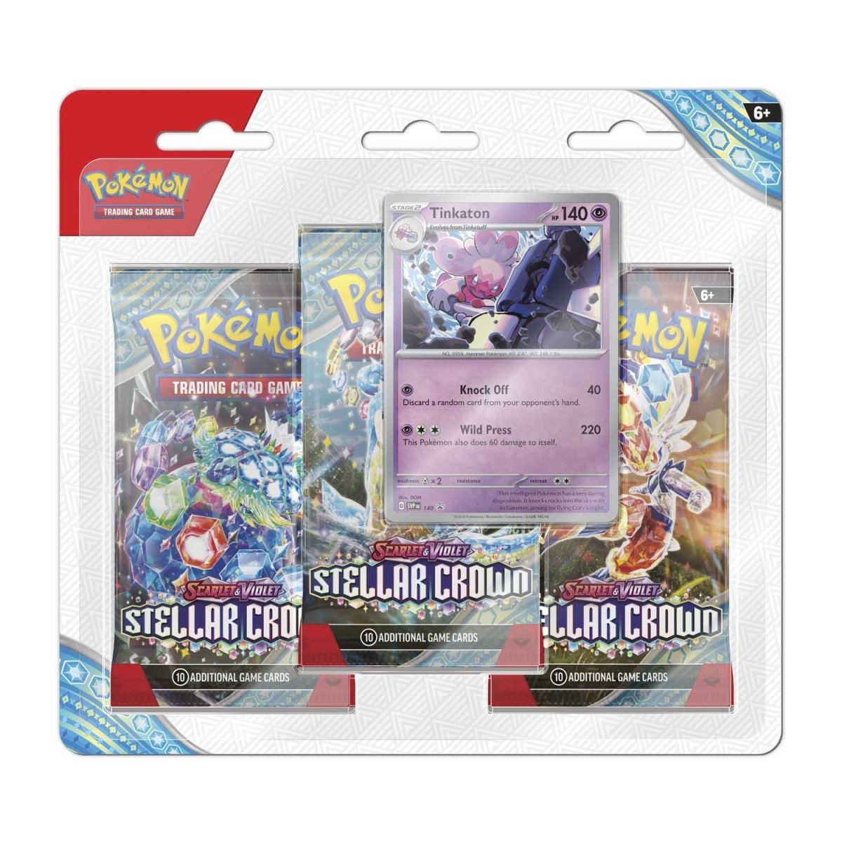 Scarlet & Violet Stellar Crown Tinkaton 3 Pack Blister